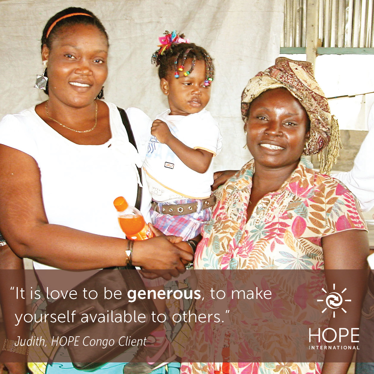 What Does Generosity Mean To You HOPE International