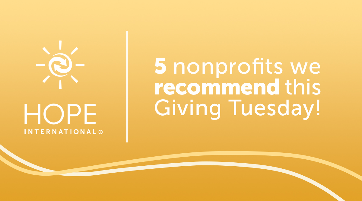 5 nonprofites we recommend this Giving Tuesday!
