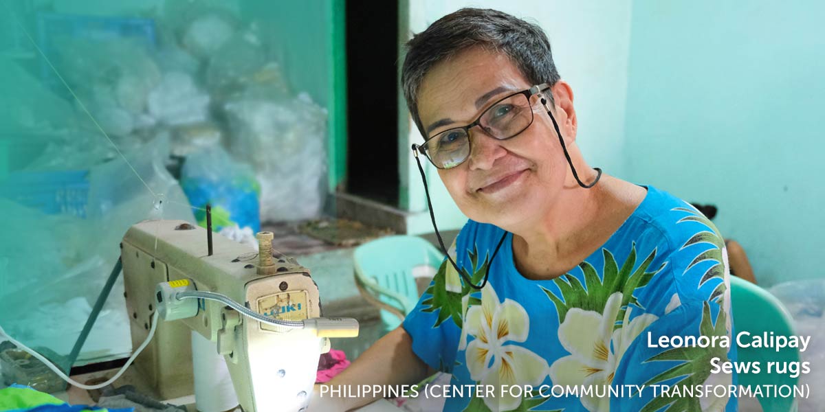 Through CCT, HOPE International's microfinance partner in the Phillipines, Leonora empowers her community.